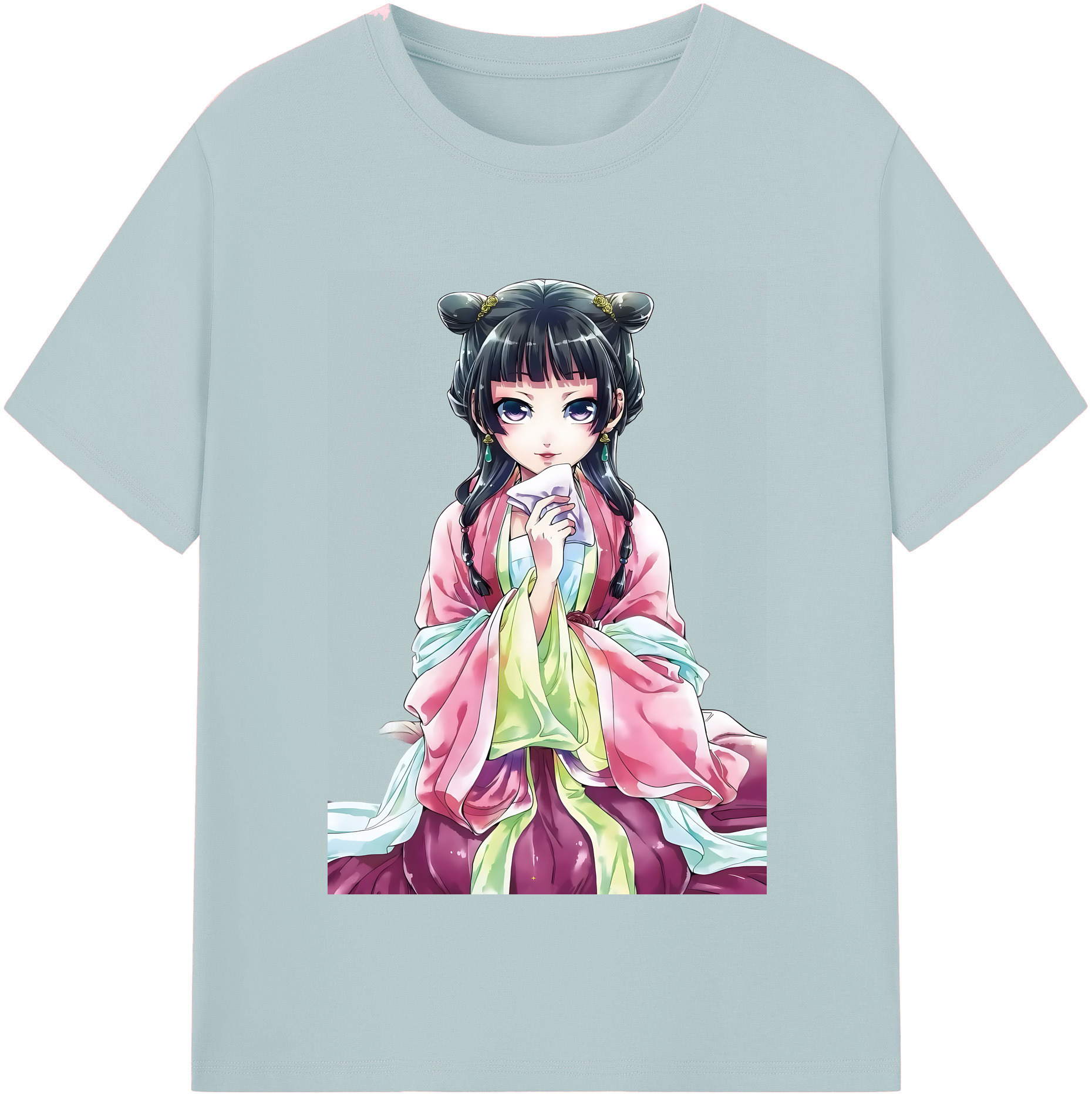 （画像用） 薬屋のひとりごと The Apothecary Diaries 綿100％半袖Tシャツ（フロントプリント）